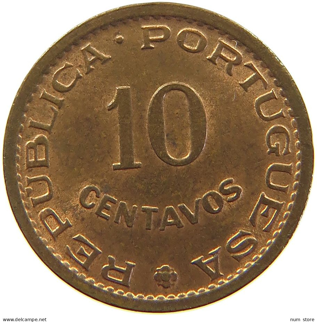 MOZAMBIQUE 10 CENTAVOS 1960  #s024 0183 - Mosambik