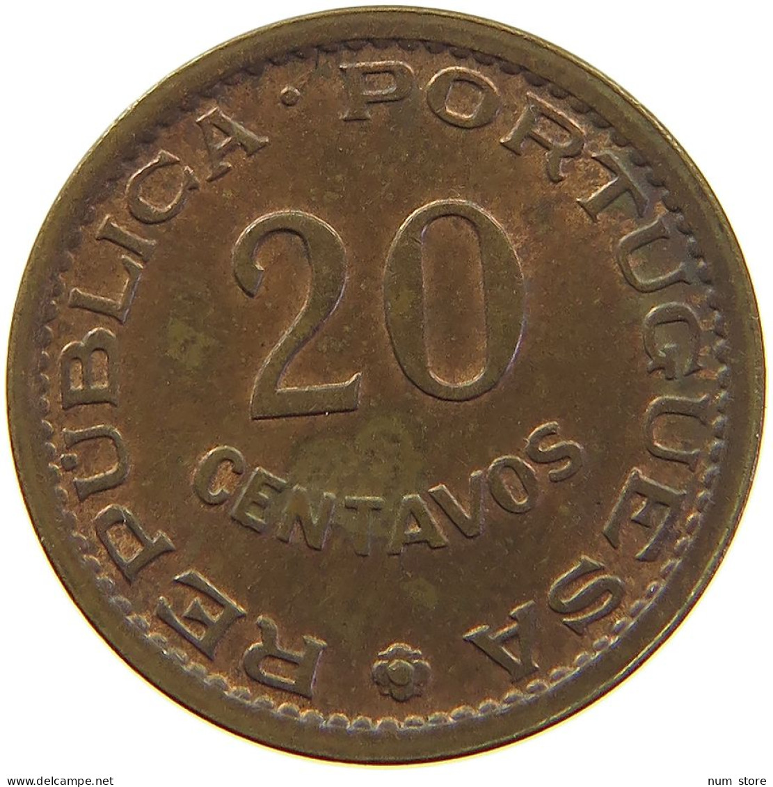 MOZAMBIQUE 20 CENTAVOS 1973  #s023 0435 - Mozambique