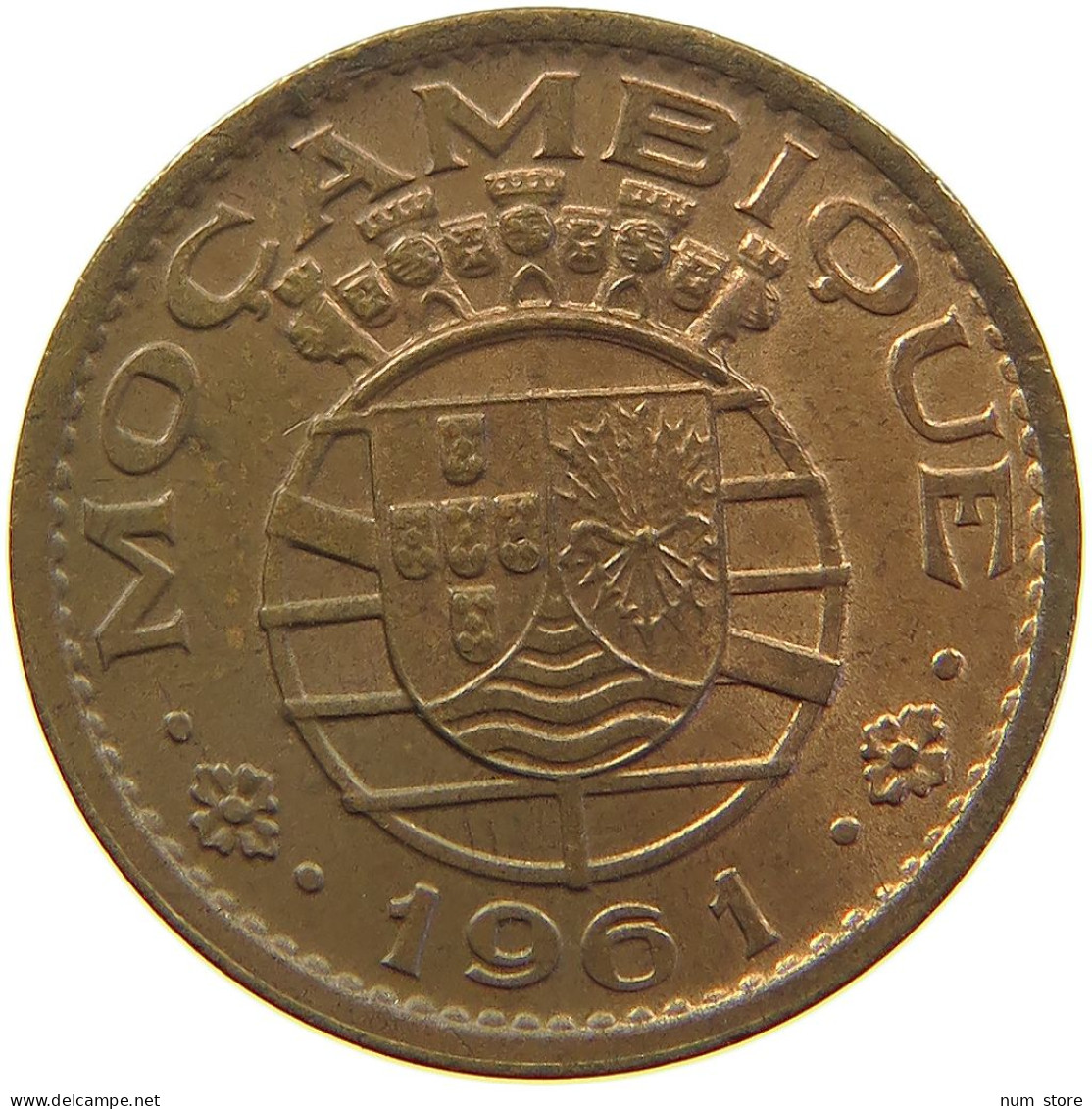 MOZAMBIQUE 20 CENTAVOS 1961  #s012 0189 - Mosambik