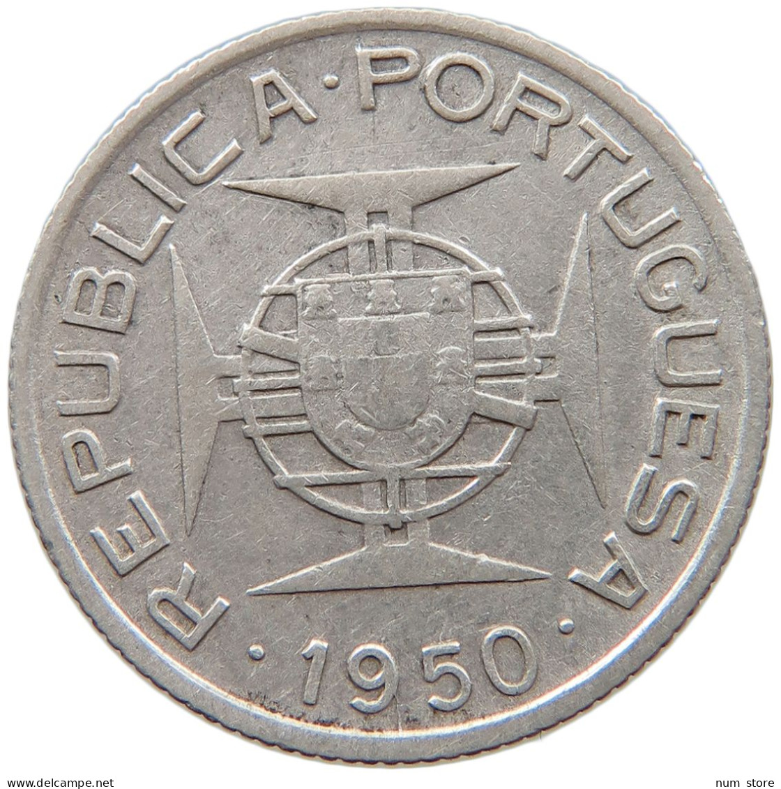 MOZAMBIQUE 2 1/2 ESCUDOS 1950  #s016 0343 - Mosambik