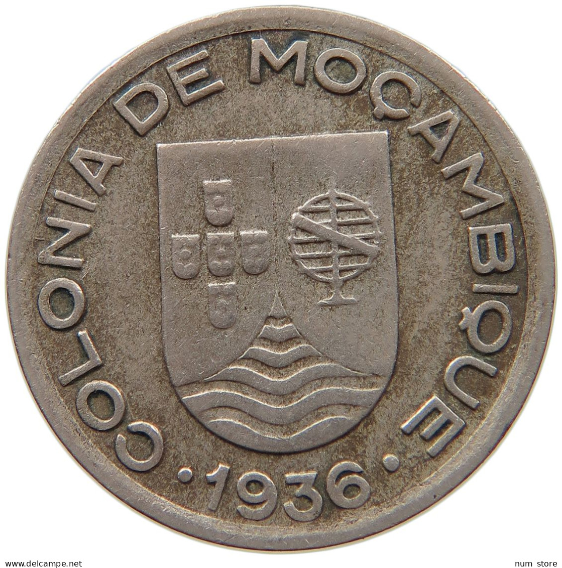 MOZAMBIQUE 50 CENTAVOS 1936  #s008 0397 - Mozambique