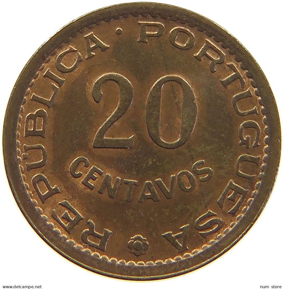 MOZAMBIQUE 20 CENTAVOS 1973  #c033 0191 - Mosambik