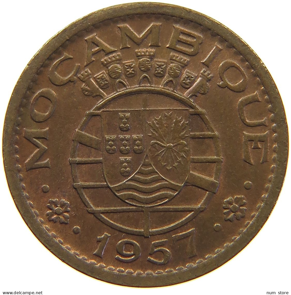 MOZAMBIQUE 50 CENTAVOS 1957  #c016 0431 - Mosambik