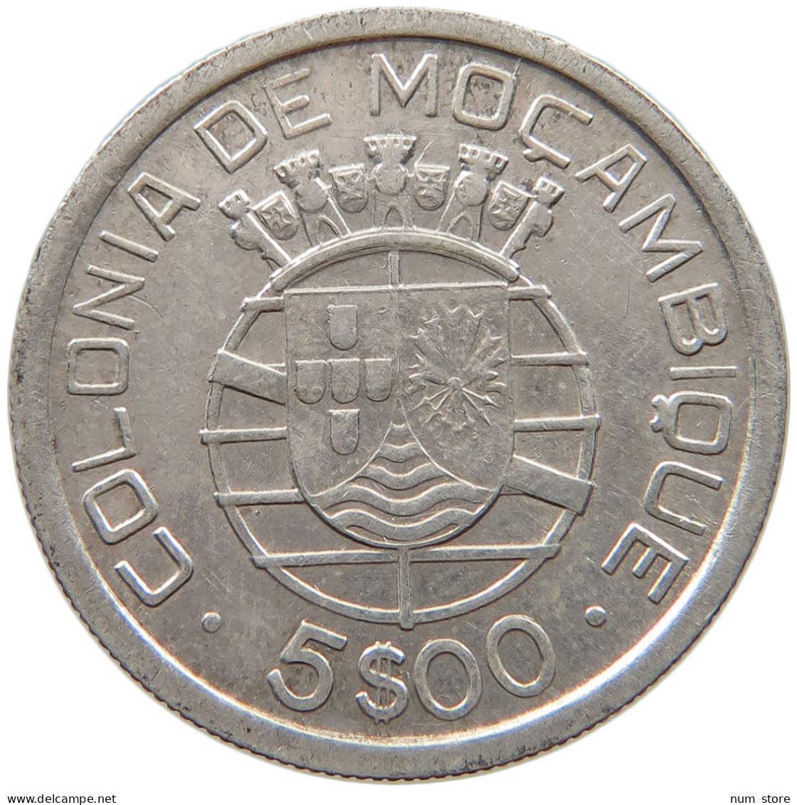 MOZAMBIQUE 5 ESCUDOS 1938  #c058 0219 - Mozambique