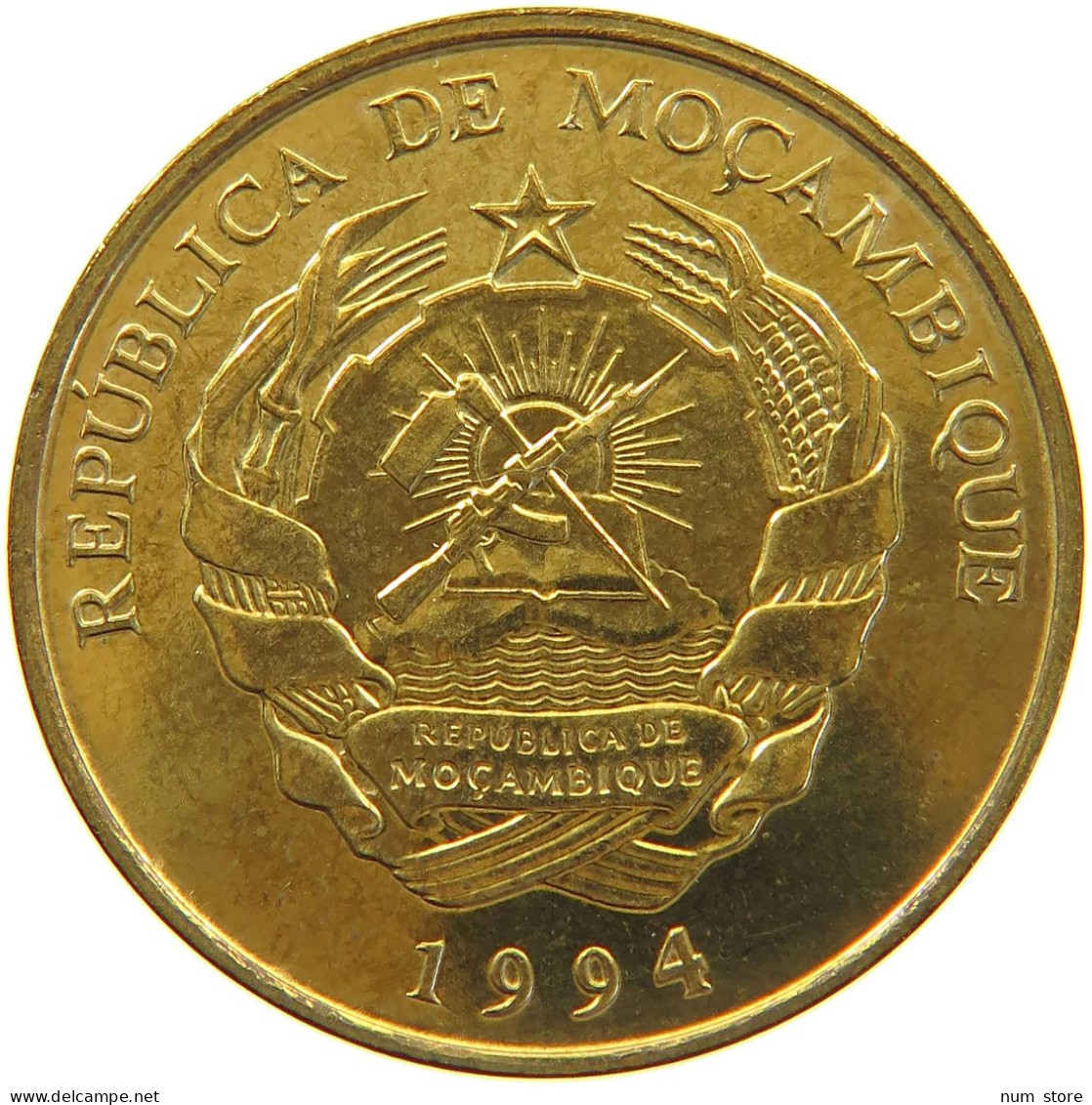 MOZAMBIQUE 5 METICAIS 1994  #c033 0141 - Mosambik