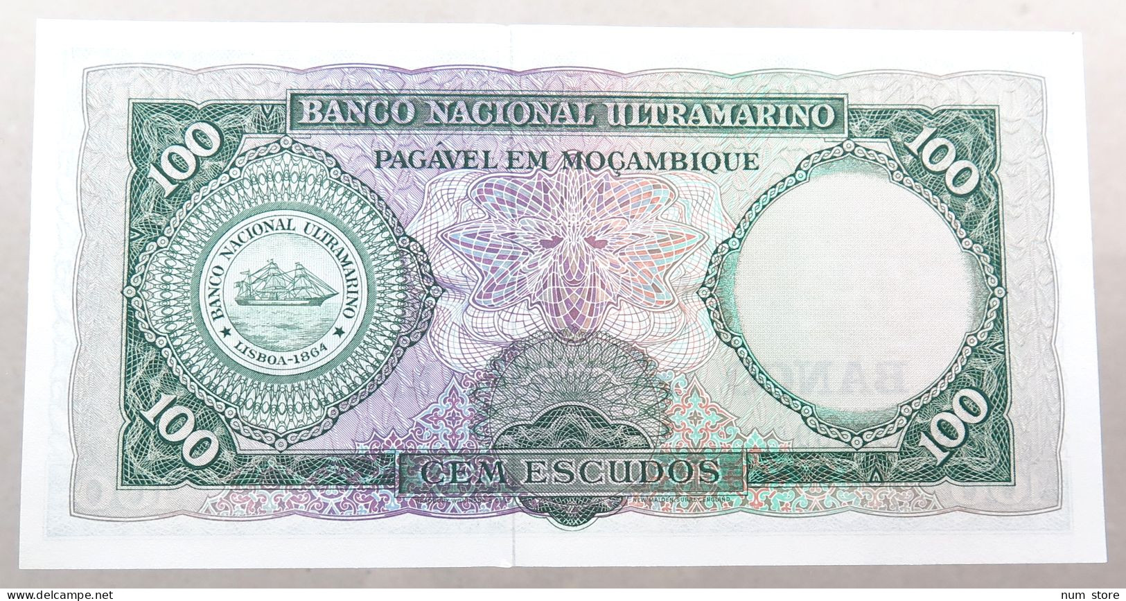 MOZAMBIQUE 100 ESCUDOS 1961  #alb050 0429 - Mosambik