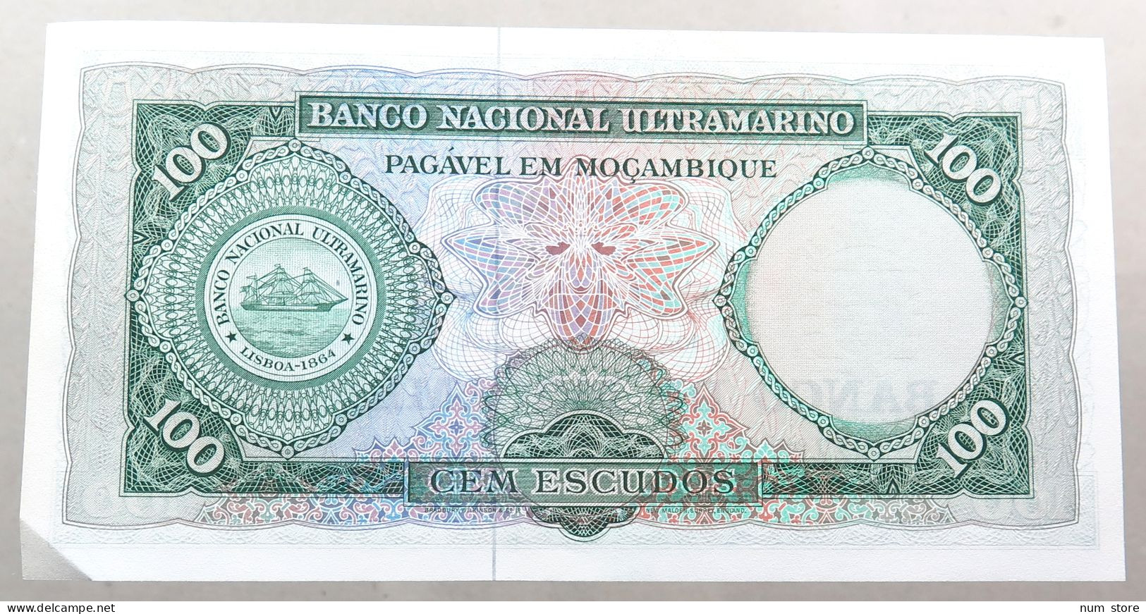 MOZAMBIQUE 100 METICAIS 1961  #alb050 0003 - Mosambik