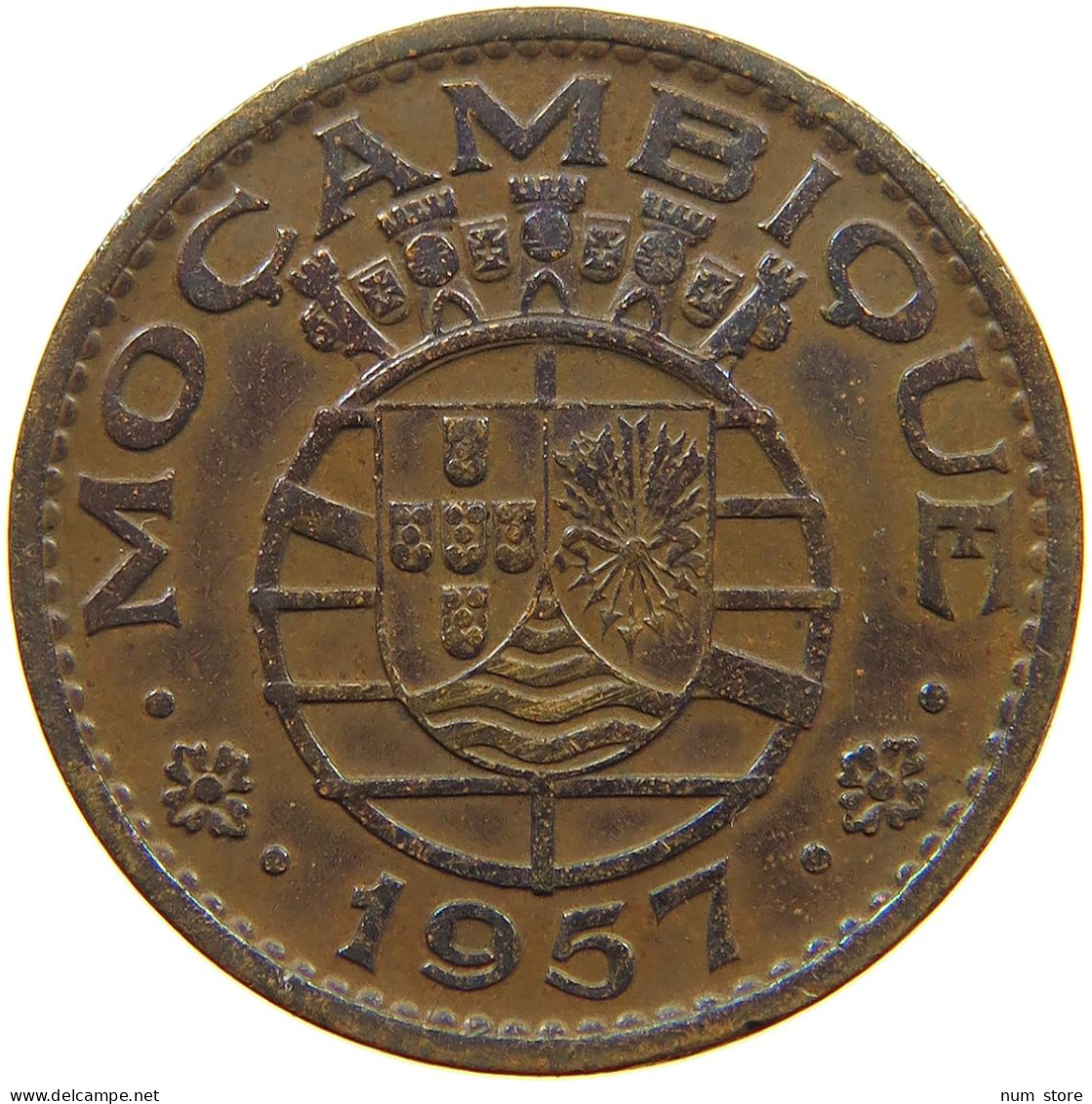 MOZAMBIQUE ESCUDO 1957  #a095 0075 - Mozambique