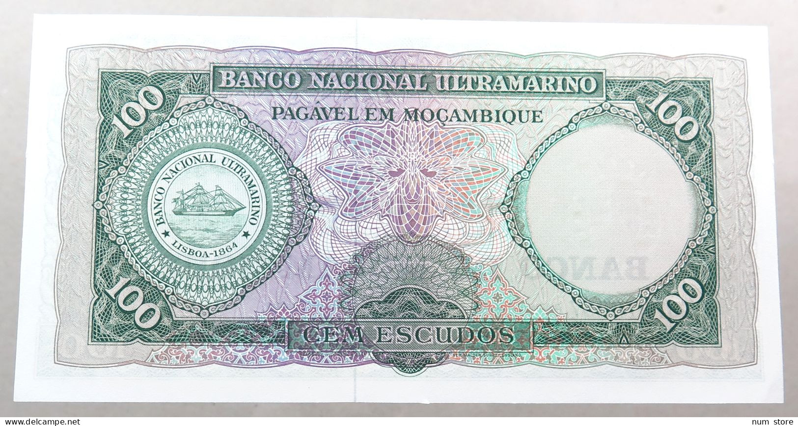 MOZAMBIQUE 100 METICAIS 1961  #alb050 0001 - Mosambik