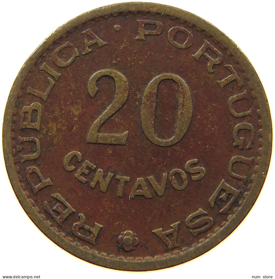 MOZAMBIQUE 20 CENTAVOS 1961  #a094 0267 - Mozambique