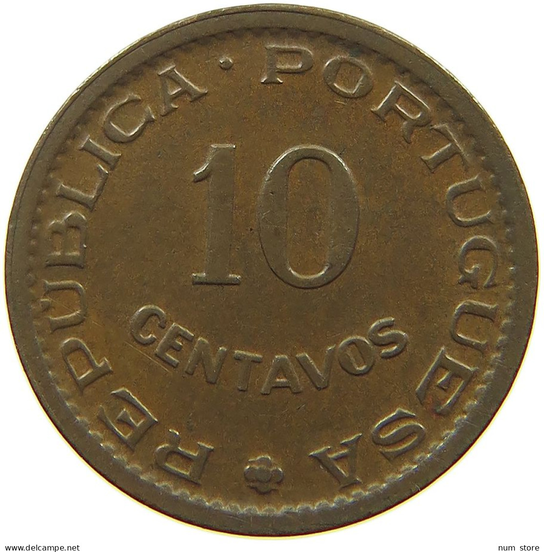 MOZAMBIQUE 10 CENTAVOS 1960  #a094 0173 - Mozambique