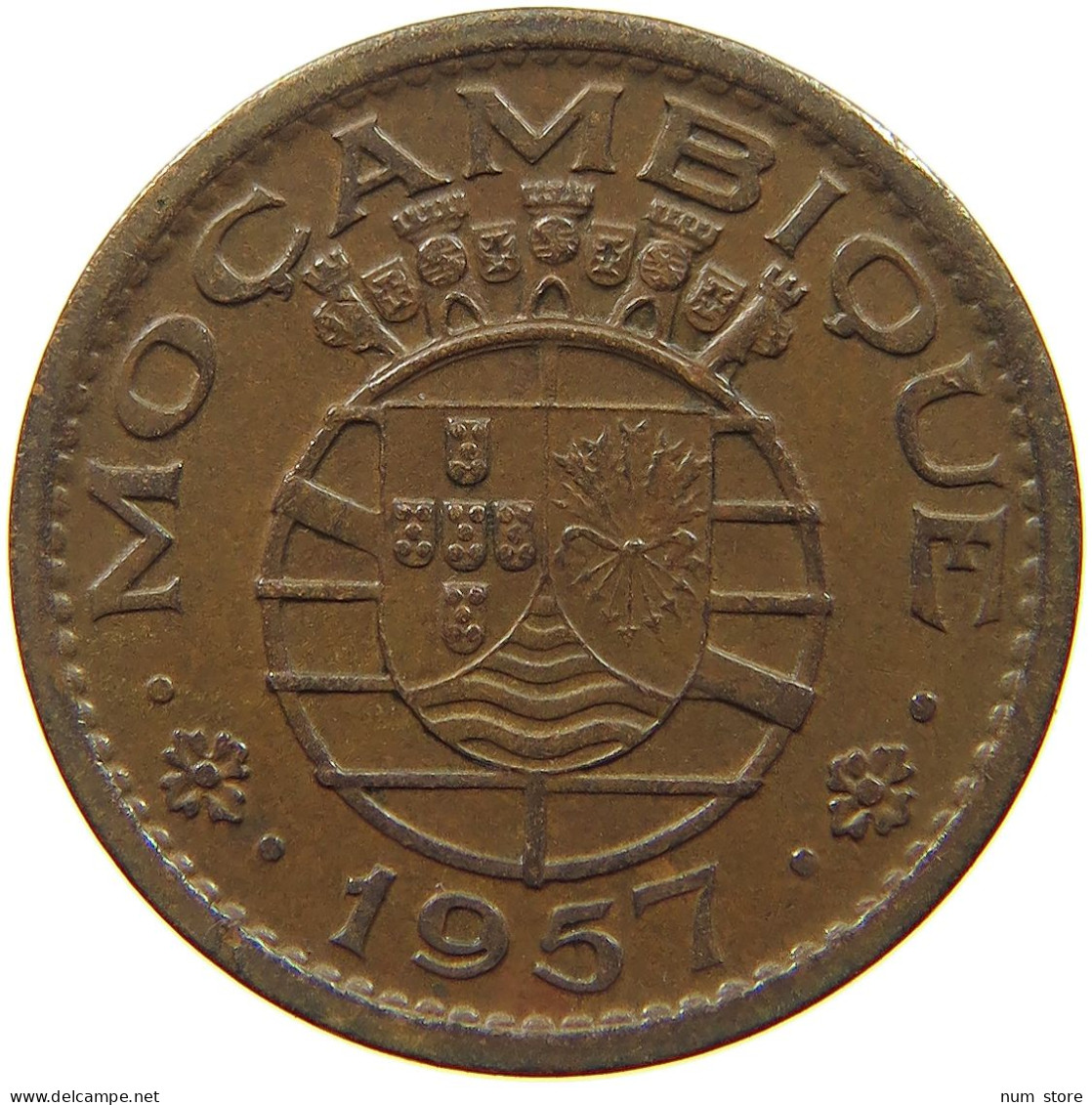 MOZAMBIQUE 50 CENTAVOS 1957  #a093 0469 - Mozambique