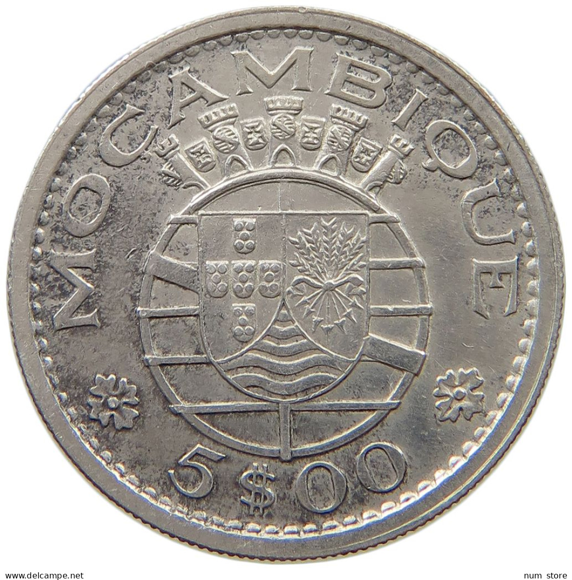 MOZAMBIQUE 5 ESCUDOS 1960  #a091 0179 - Mosambik