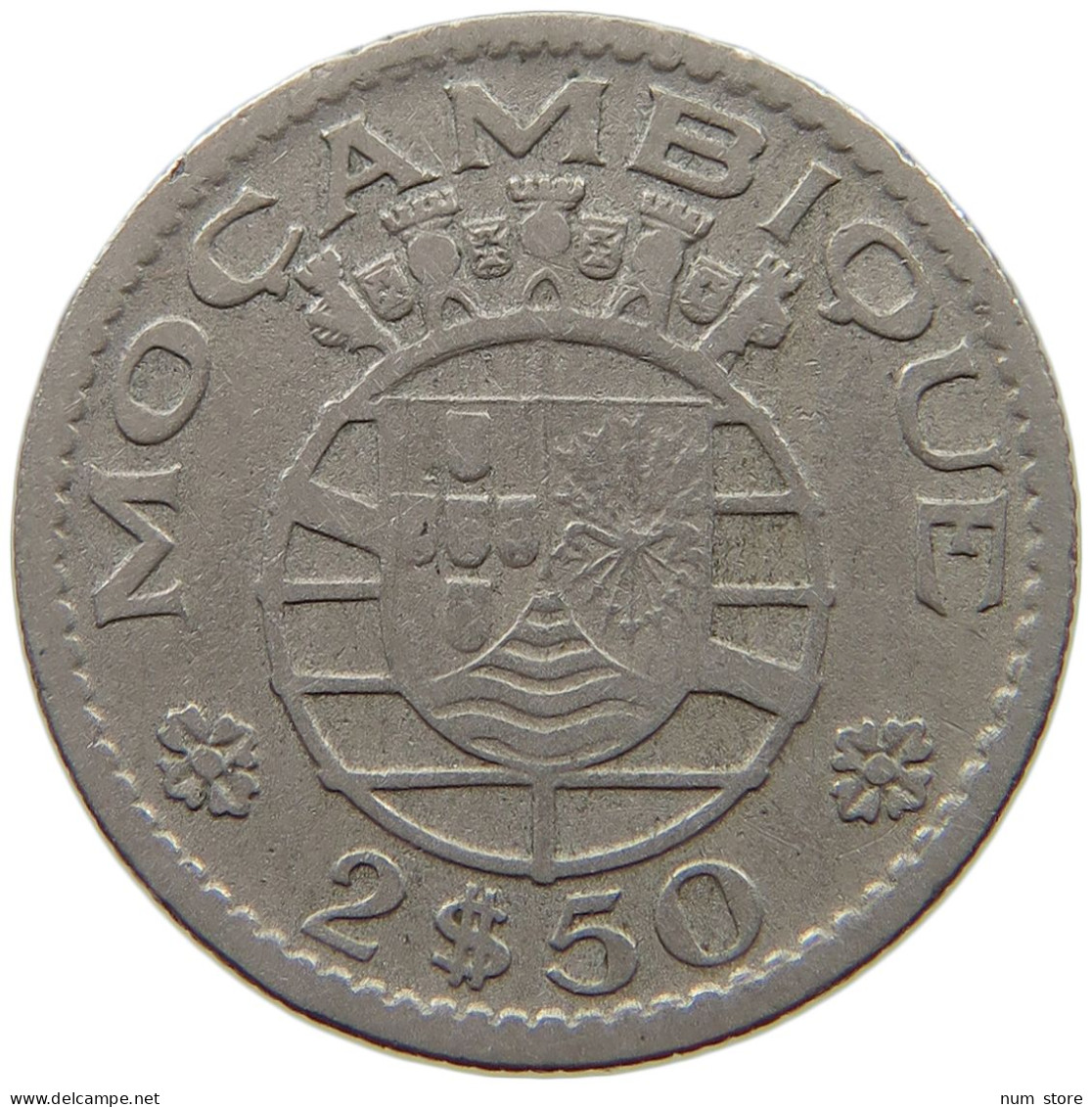 MOZAMBIQUE 2 1/2 ESCUDOS 1952  #a090 0351 - Mozambico