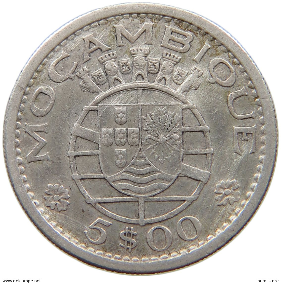 MOZAMBIQUE 5 ESCUDOS 1960  #a081 0767 - Mosambik