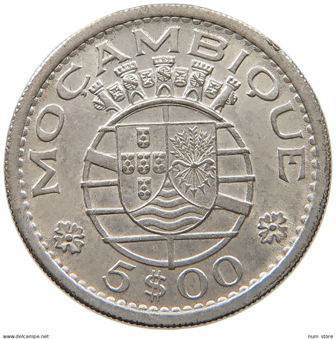 MOZAMBIQUE 5 ESCUDOS 1960  #a033 0515 - Mosambik