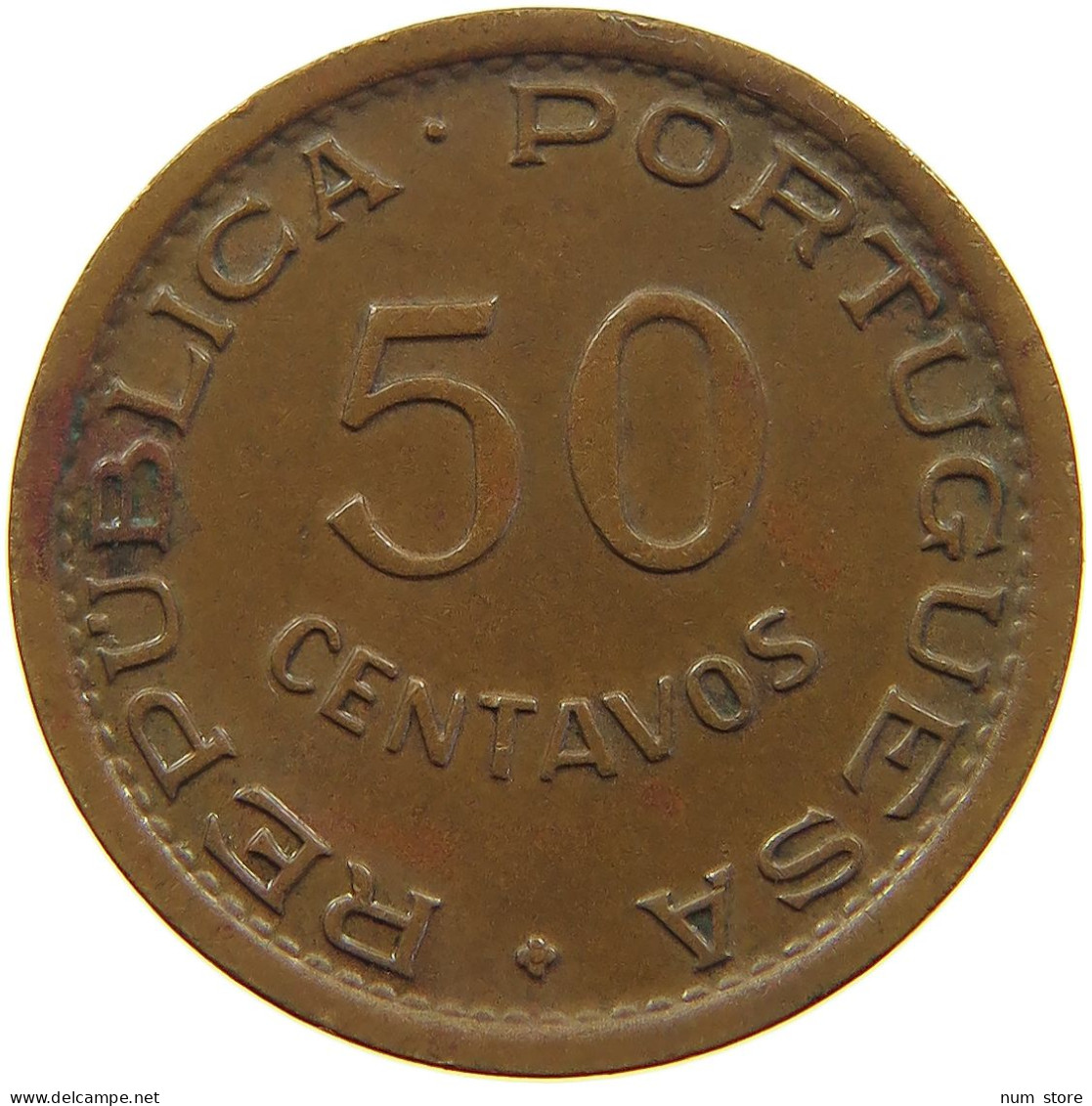 MOZAMBIQUE 50 CENTAVOS 1957  #a067 0001 - Mozambique