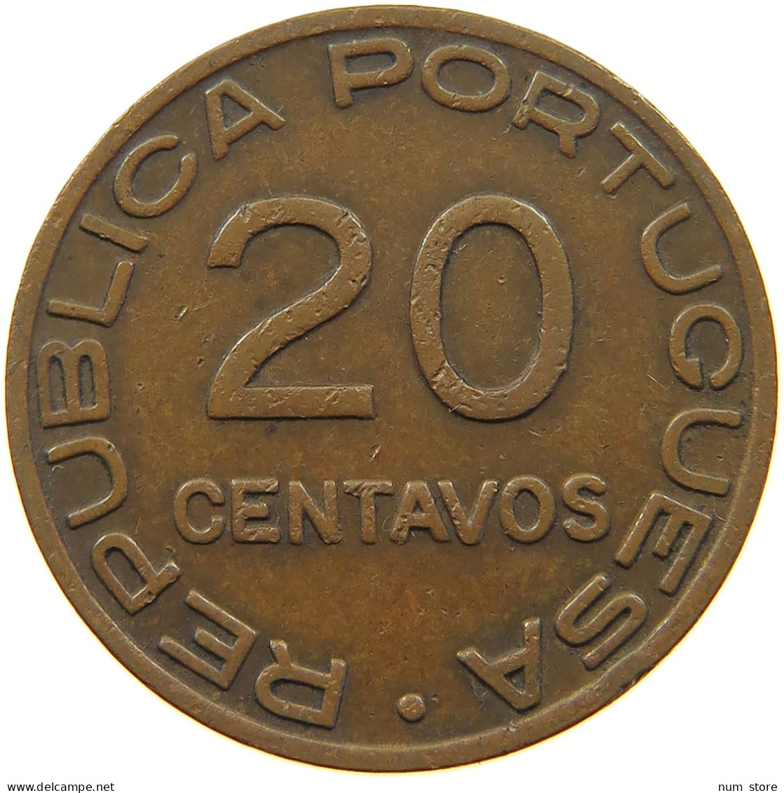 MOZAMBIQUE 20 CENTAVOS 1936  #a036 0829 - Mozambique