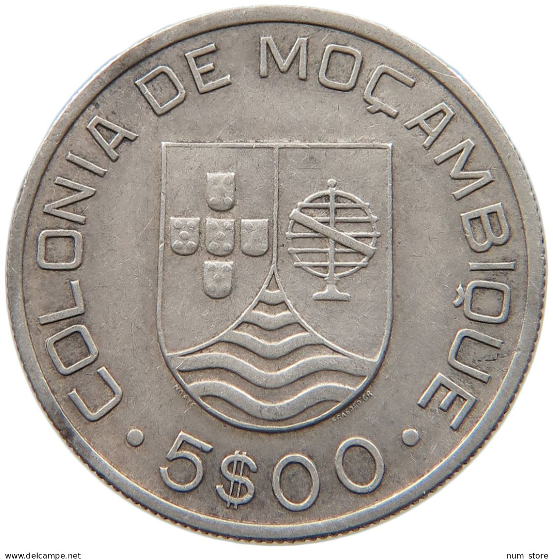 MOZAMBIQUE 5 ESCUDOS 1935  #a032 0687 - Mozambique