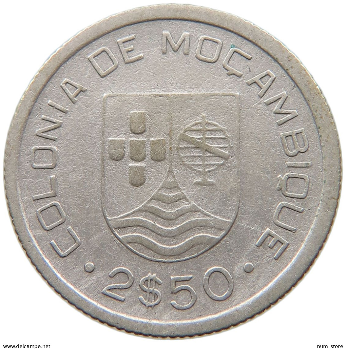 MOZAMBIQUE 2 1/2 ESCUDOS 1935  #a032 0917 - Mosambik