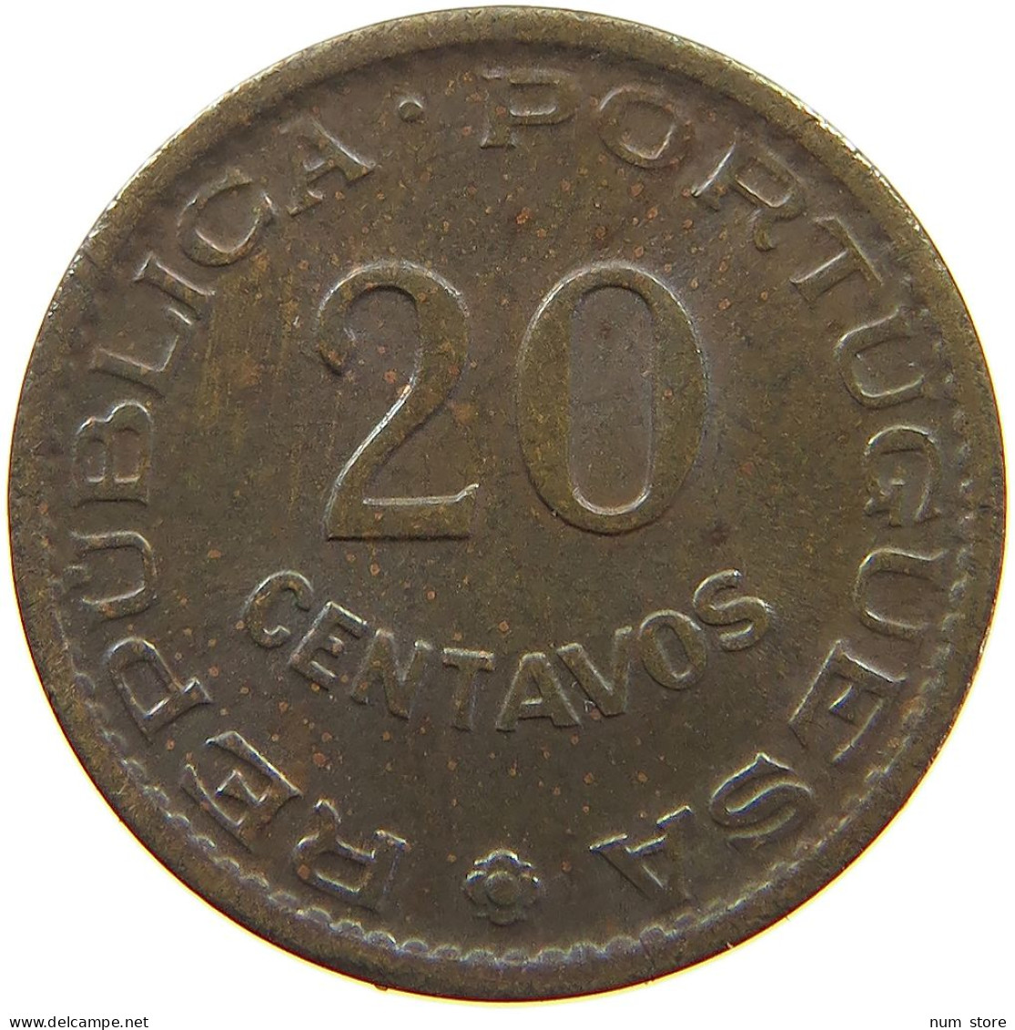 MOZAMBIQUE 20 CENTAVOS 1961  #a015 0475 - Mosambik