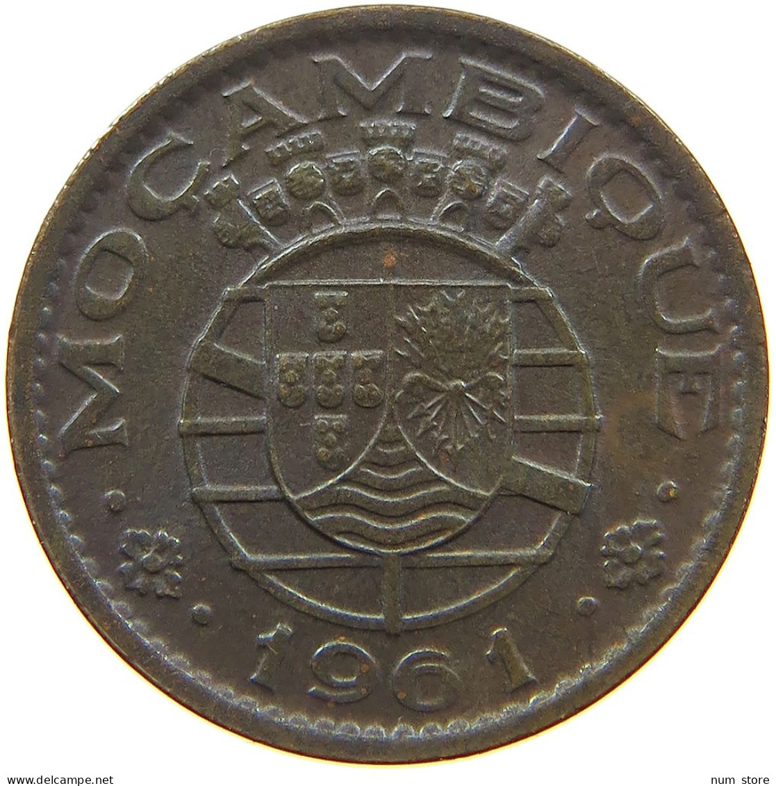 MOZAMBIQUE 20 CENTAVOS 1961  #a015 0475 - Mosambik