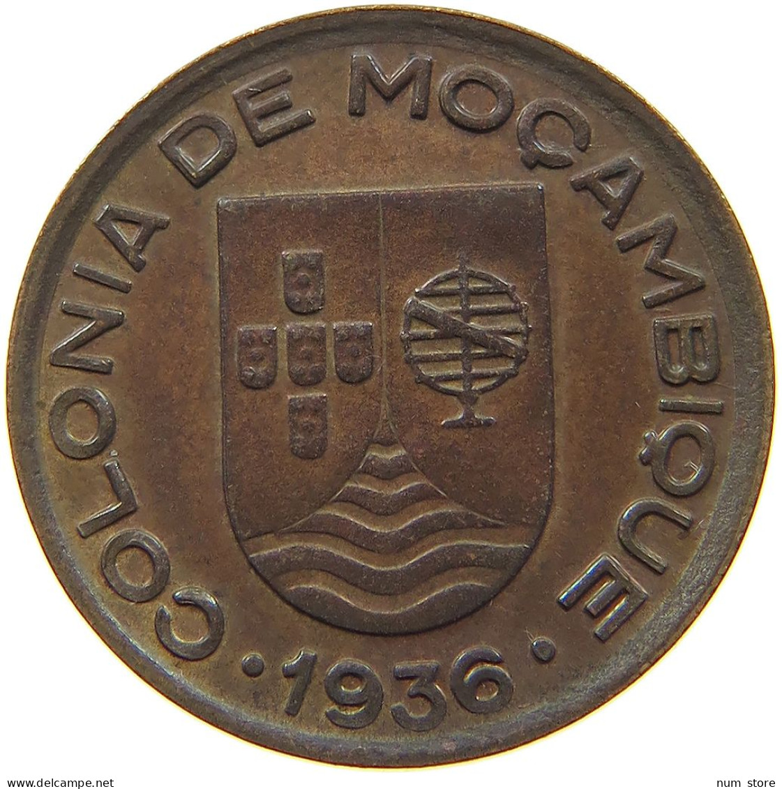 MOZAMBIQUE 10 CENTAVOS 1936  #a011 0645 - Mozambique