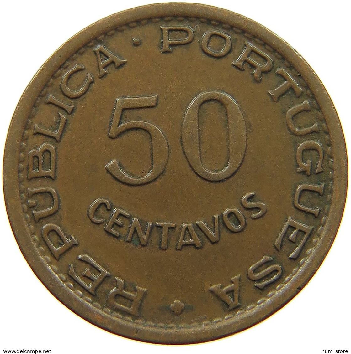 MOZAMBIQUE 50 CENTAVOS 1957  #a014 0053 - Mosambik