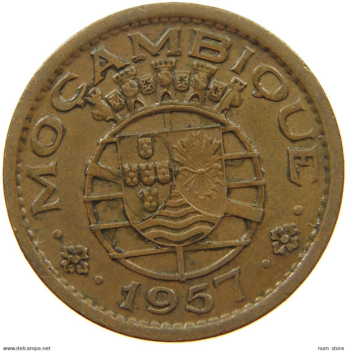 MOZAMBIQUE 50 CENTAVOS 1957  #a014 0053 - Mozambique