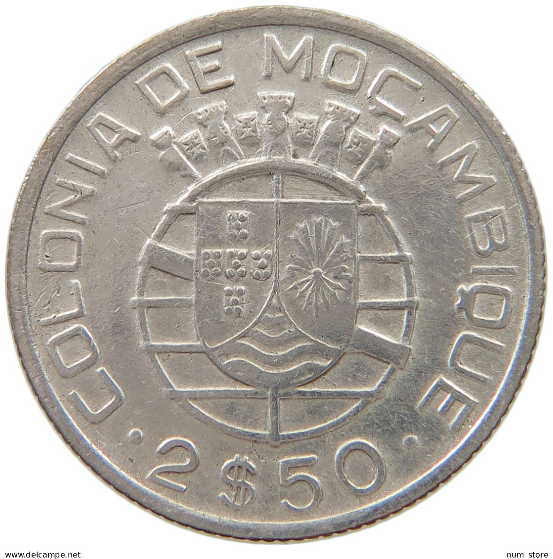 MOZAMBIQUE 2 1/2 ESCUDOS 1950  #a003 0577 - Mozambique