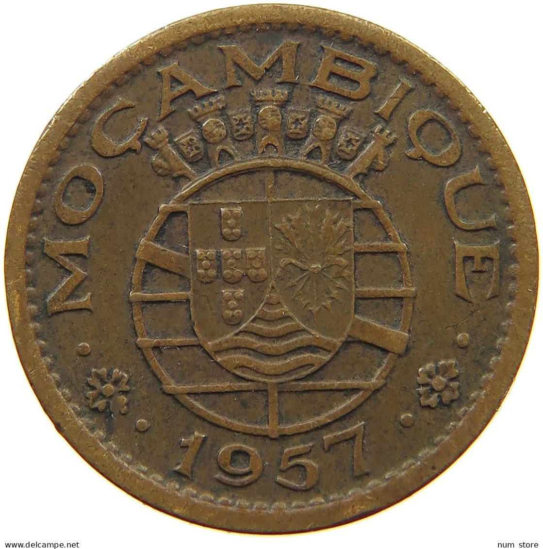 MOZAMBIQUE 50 CENTAVOS 1957  #a014 0059 - Mosambik