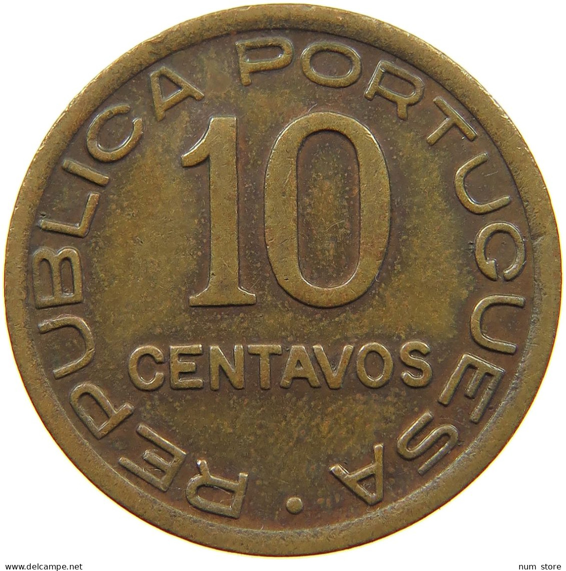 MOZAMBIQUE 10 CENTAVOS 1942  #a013 0515 - Mozambique