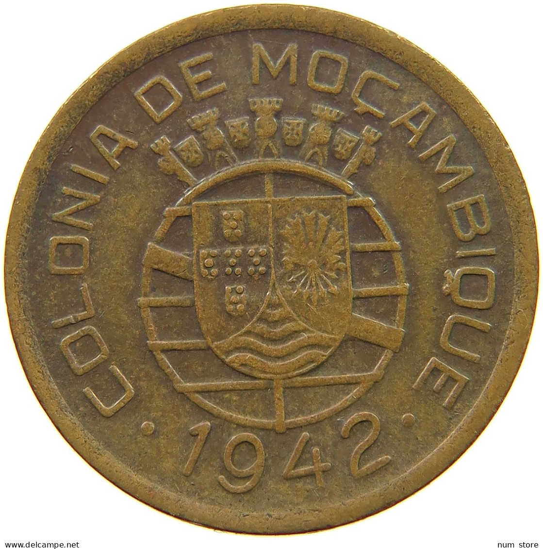 MOZAMBIQUE 10 CENTAVOS 1942  #a013 0515 - Mozambique