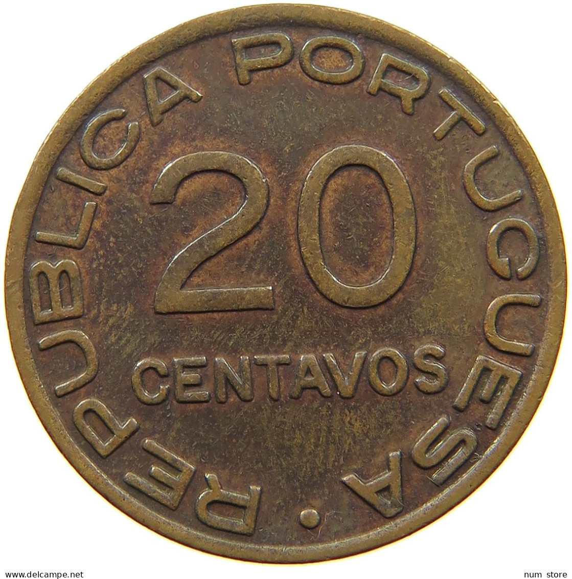 MOZAMBIQUE 20 CENTAVOS 1941  #a010 0445 - Mozambique