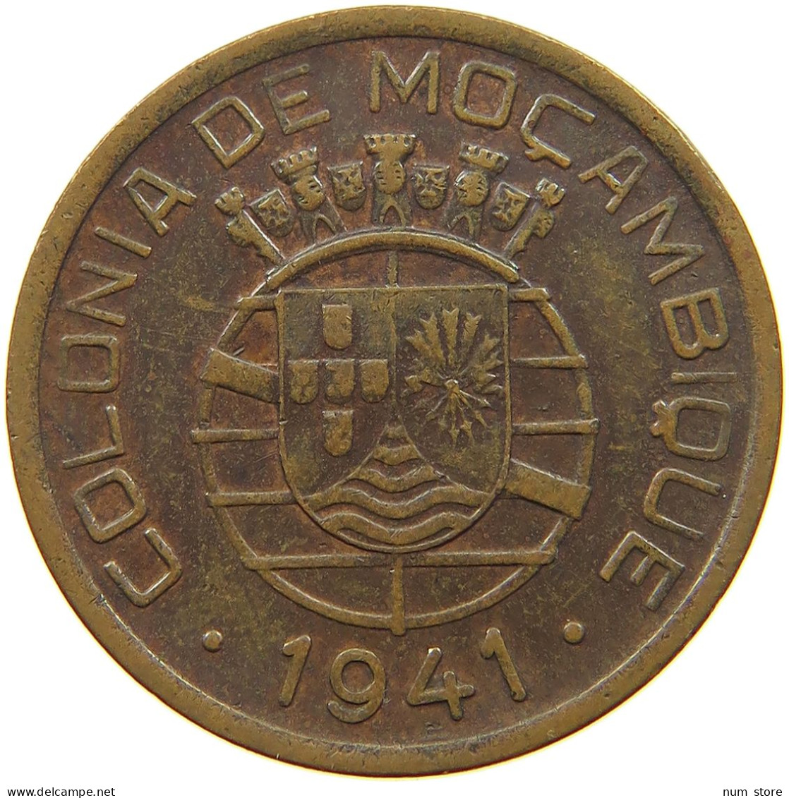 MOZAMBIQUE 20 CENTAVOS 1941  #a010 0445 - Mozambique