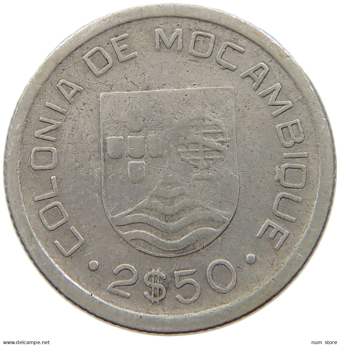 MOZAMBIQUE 2 1/2 ESCUDOS 1935  #a003 0579 - Mozambique