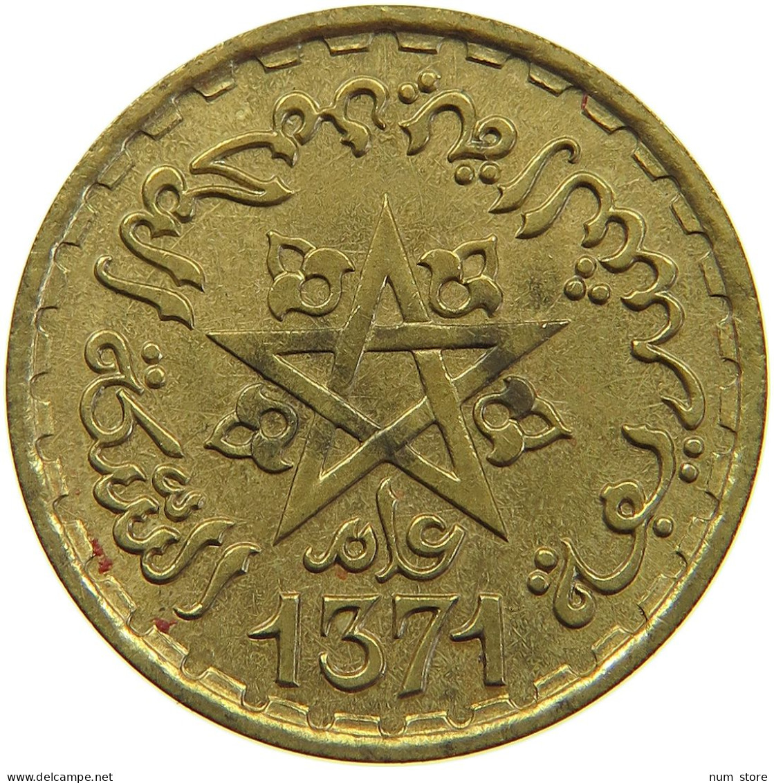 MOROCCO 20 FRANCS 1371  #a093 0857 - Maroc