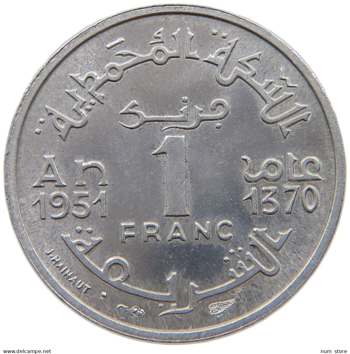 MOROCCO FRANC 1951  #a089 0155 - Maroc