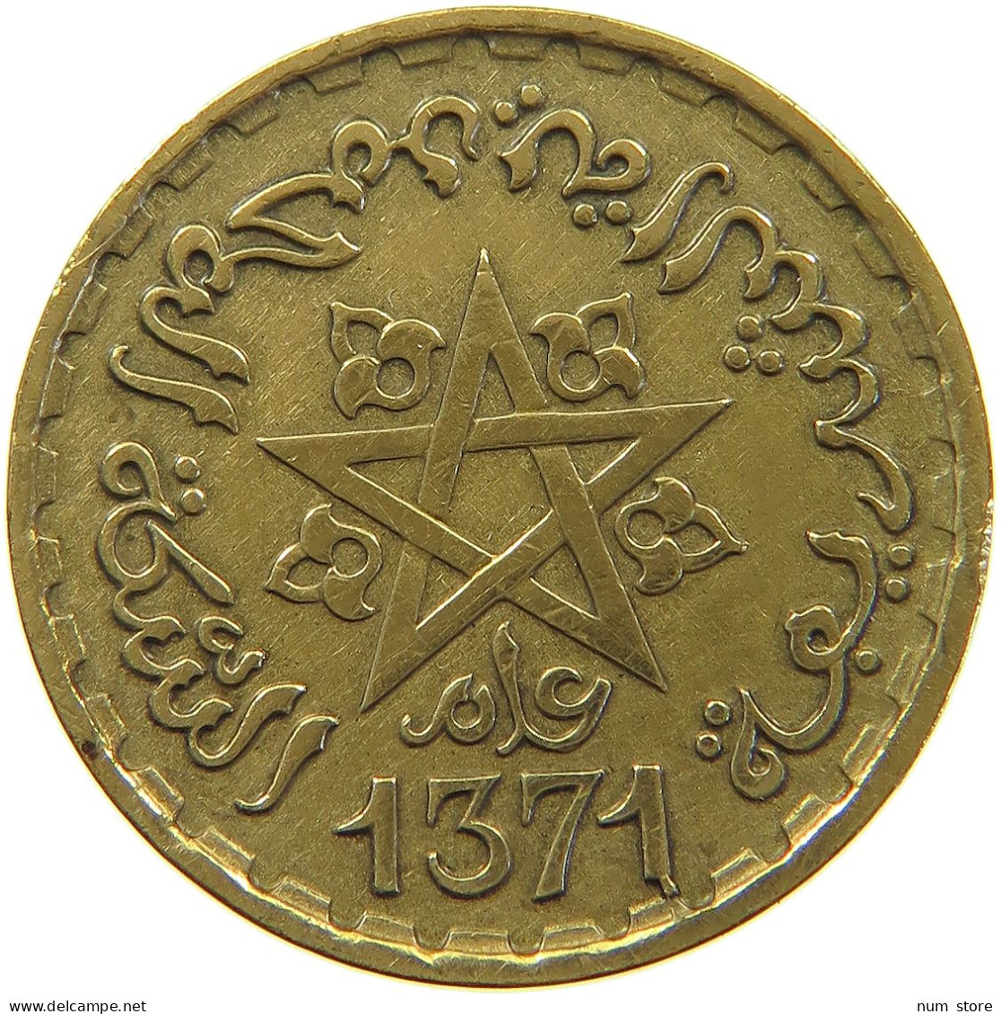 MOROCCO 10 FRANCS 1371  #a069 0829 - Maroc