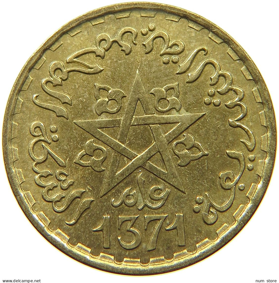 MOROCCO 10 FRANCS 1371  #a021 0311 - Maroc