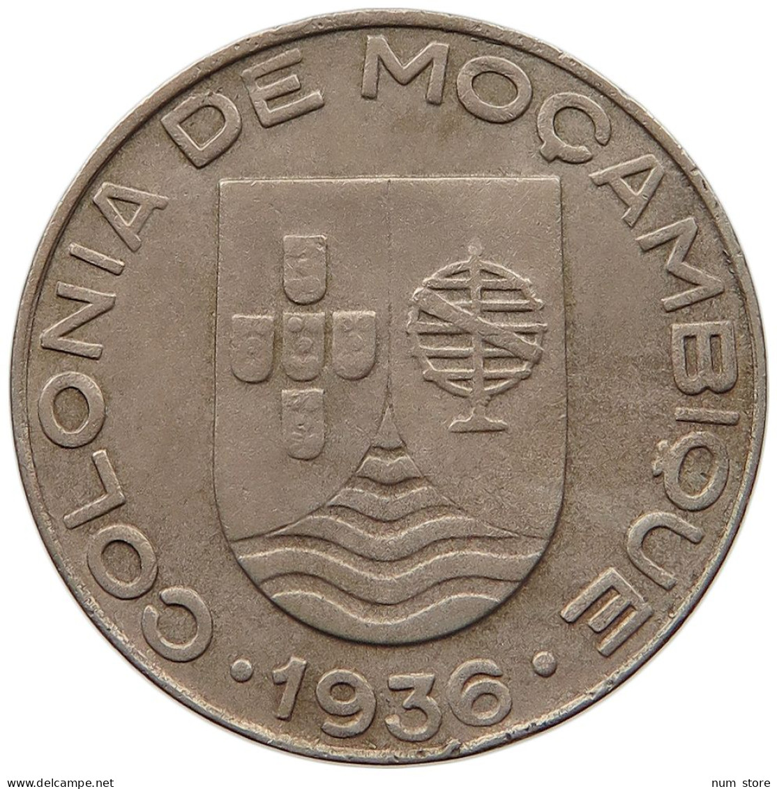 MOZAMBIQUE ESCUDO 1936  #t080 0211 - Mozambique