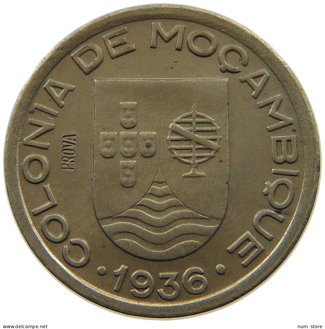 MOZAMBIQUE 50 CENTAVOS 1936 MOZAMBIQUE 50 CENTAVOS 1936 PROVA #t065 0695 - Mozambique