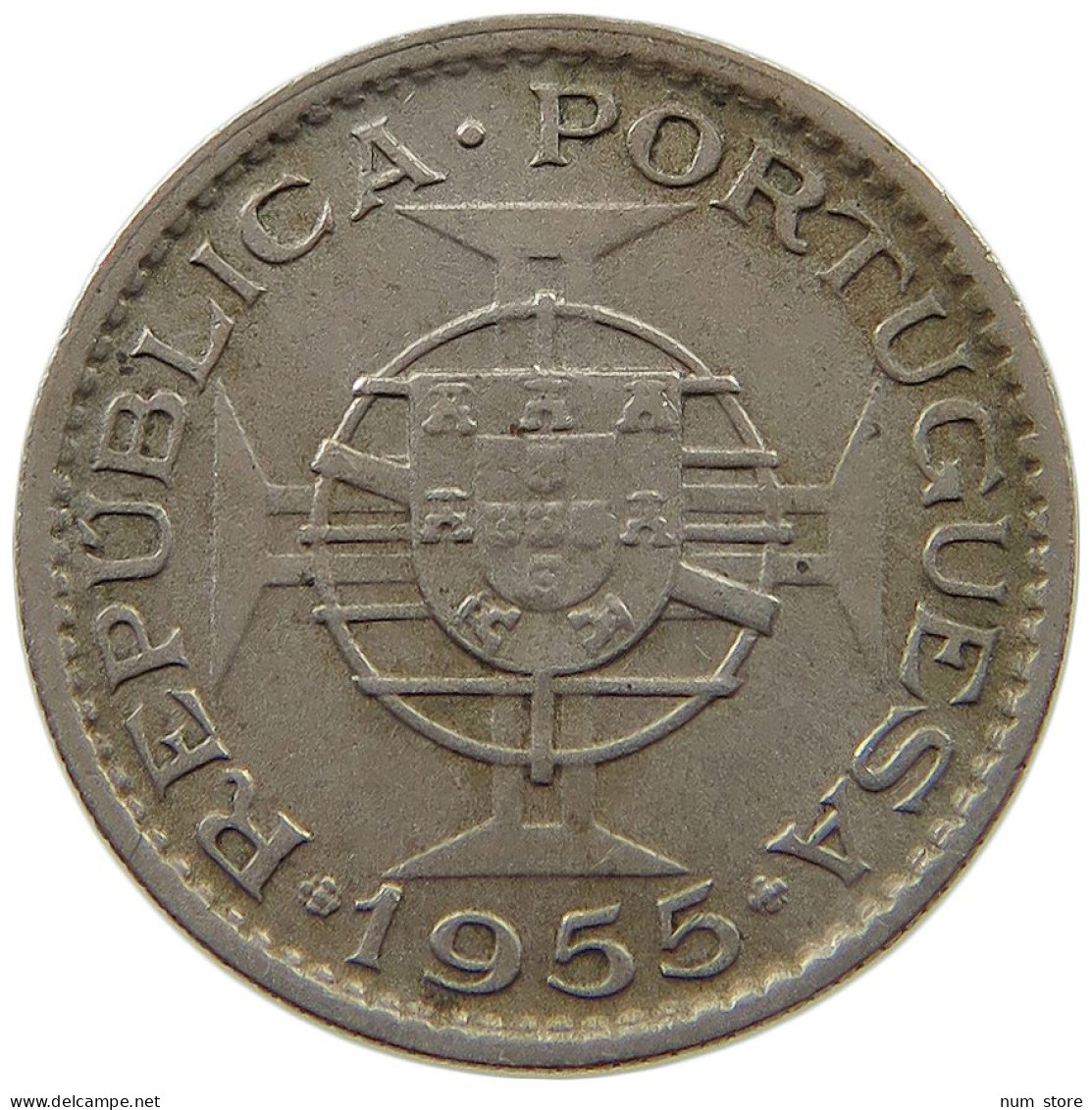 MOZAMBIQUE 2 1/2 ESCUDOS 1955  #t059 0475 - Mosambik