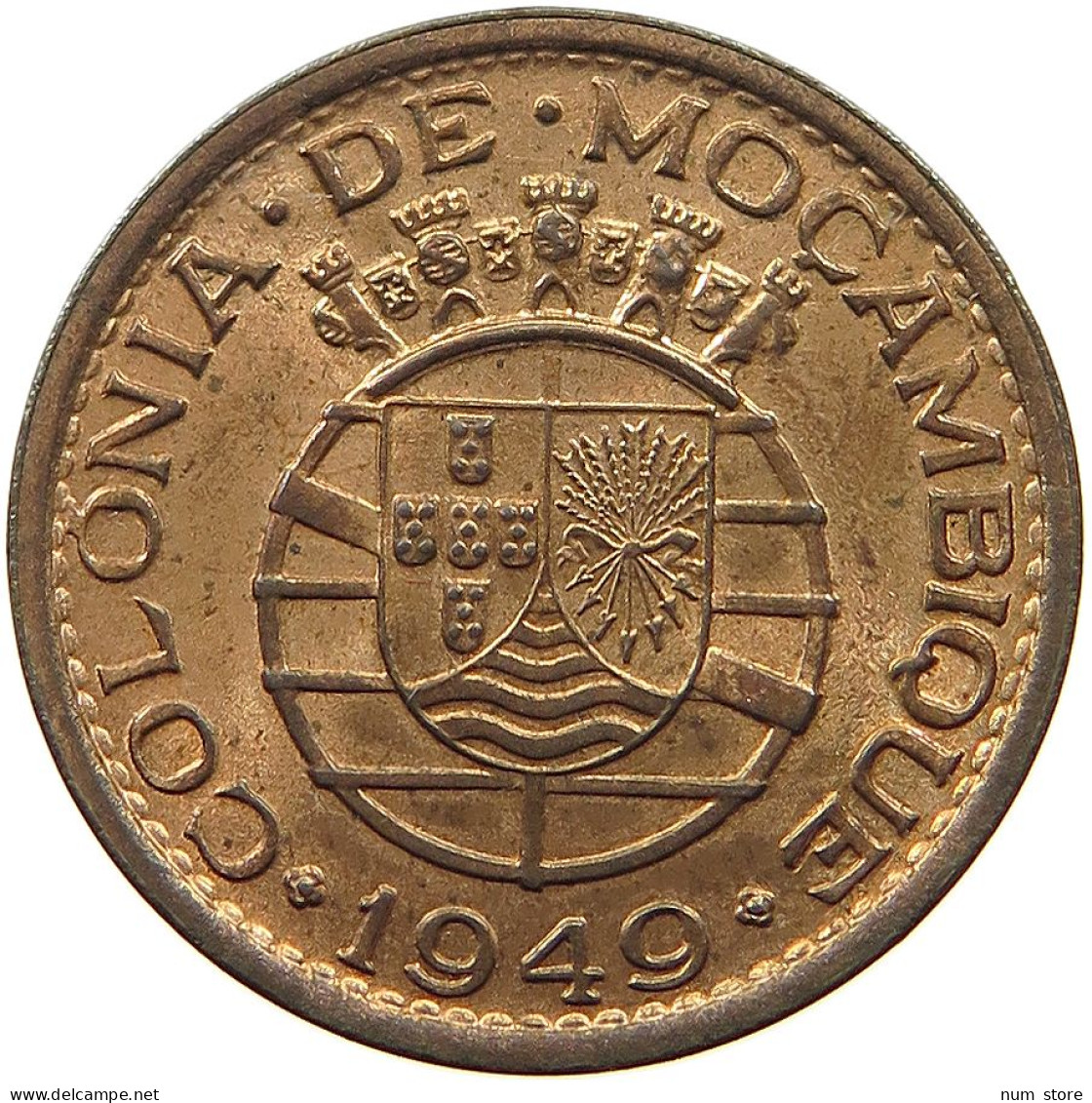 MOZAMBIQUE 20 CENTAVOS 1949 MOZAMBIQUE 20 CENTAVOS 1949 UNC PROVA RARE #t065 0687 - Mosambik