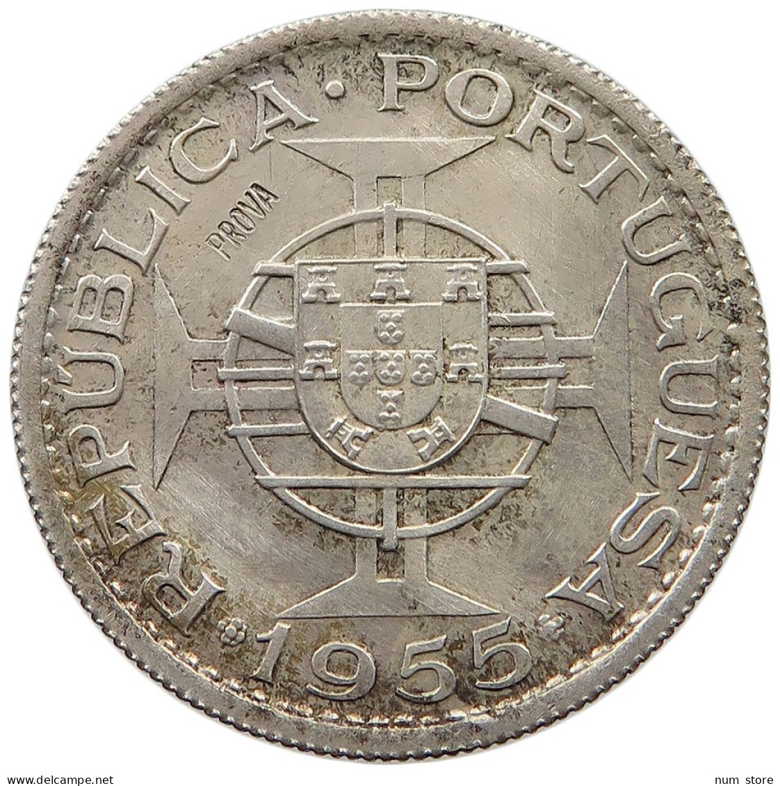 MOZAMBIQUE 10 ESCUDOS 1955 10 ESCUDOS 1955 PROVA #t065 0673 - Mozambique