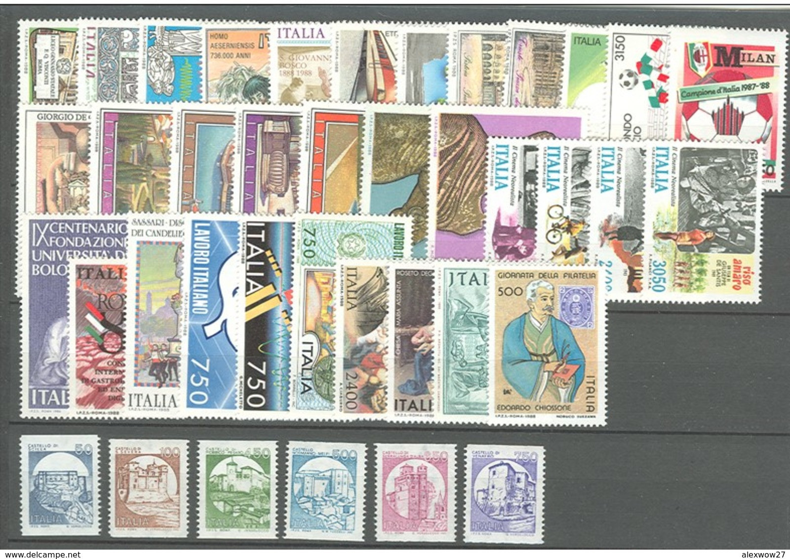 Italia 1988 -- Annata Completa -- **MNH /VF - Années Complètes