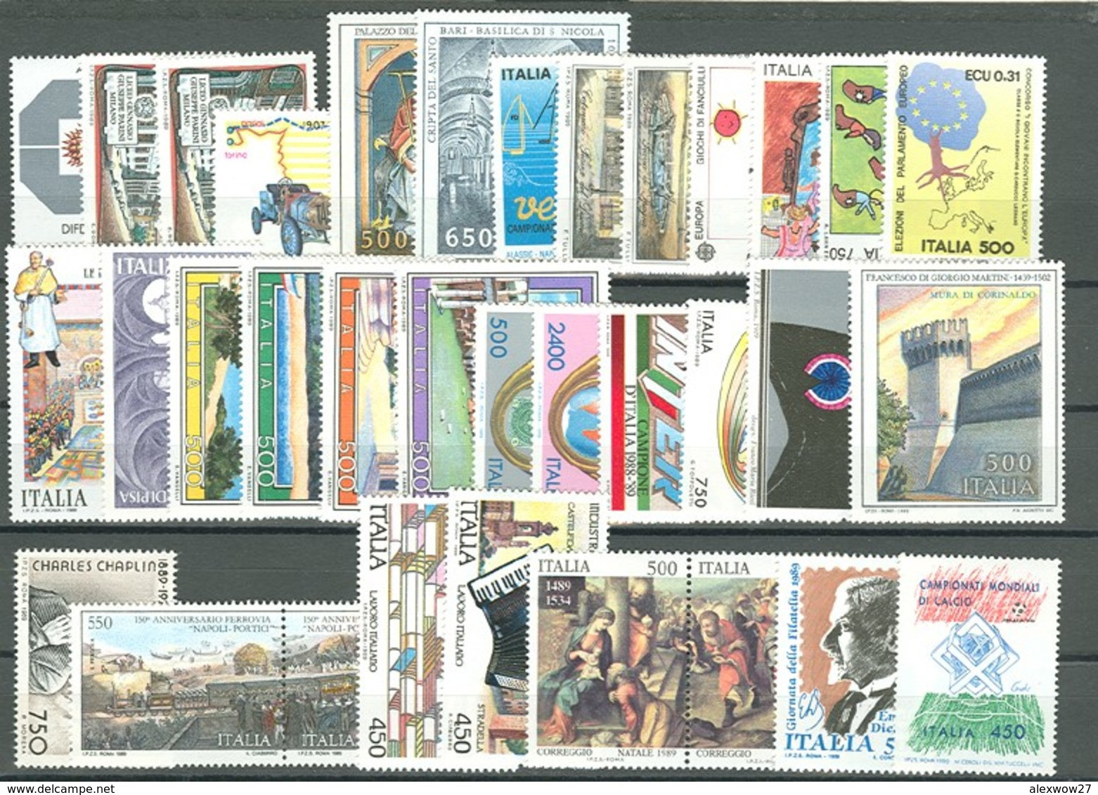 Italia 1989 -- Annata Completa -- **MNH /VF - Années Complètes