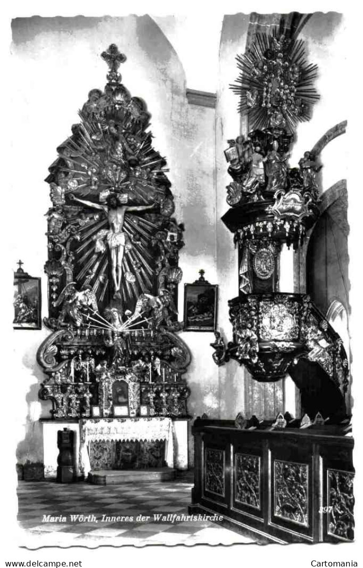 Maria Wörth - Inneres Der Wallfahrtskirche - Maria Wörth