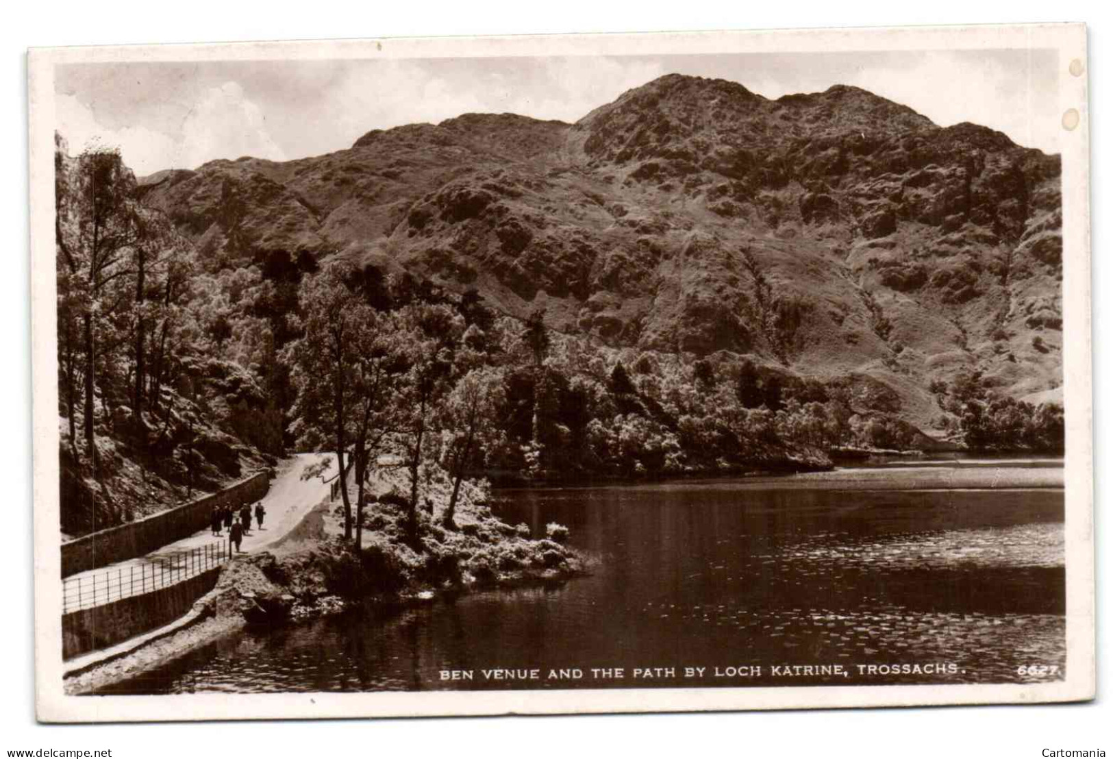 Ben Venue And The Path By Loch Katrine, Trossachs - Stirlingshire