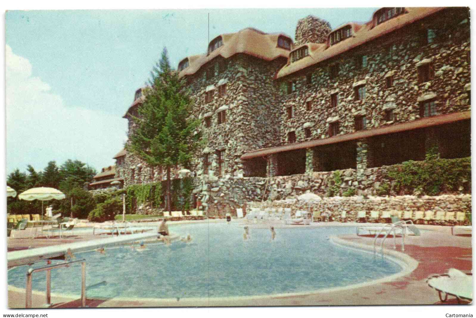 Swimming Pool At Grove Park Inn - Asheville North Carolina - Bournemouth (fino Al 1972)